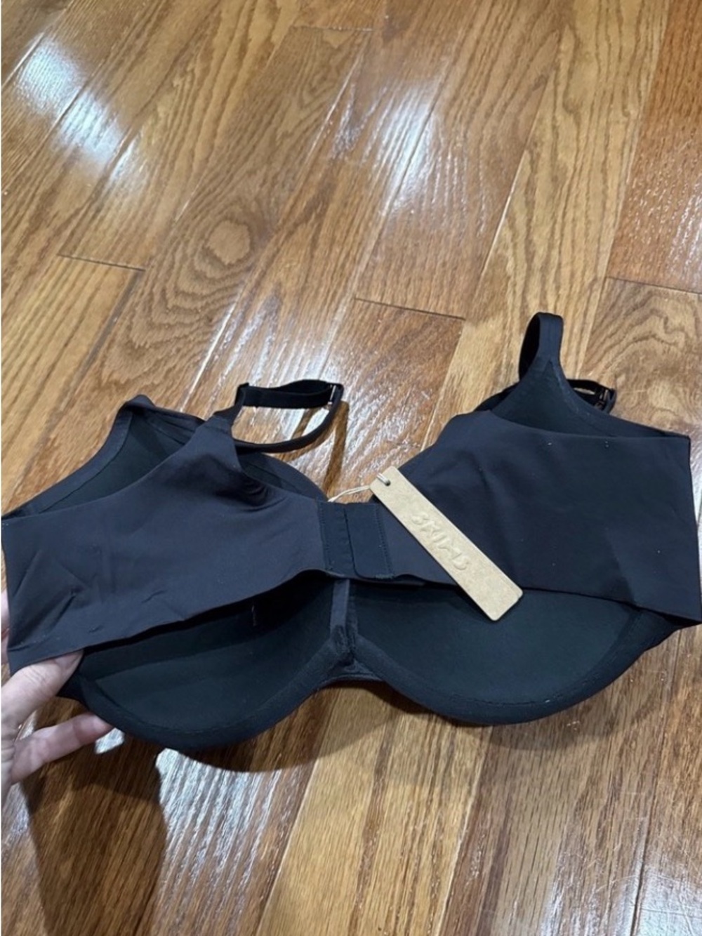 NWT SKIMS Black Ultimate Push Up Plunge Bra 36D - Picture 2 of 4